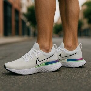 Nike Infinity React 3 White Running Shoes Lightweight Comfort Men's 11 - L.5.5